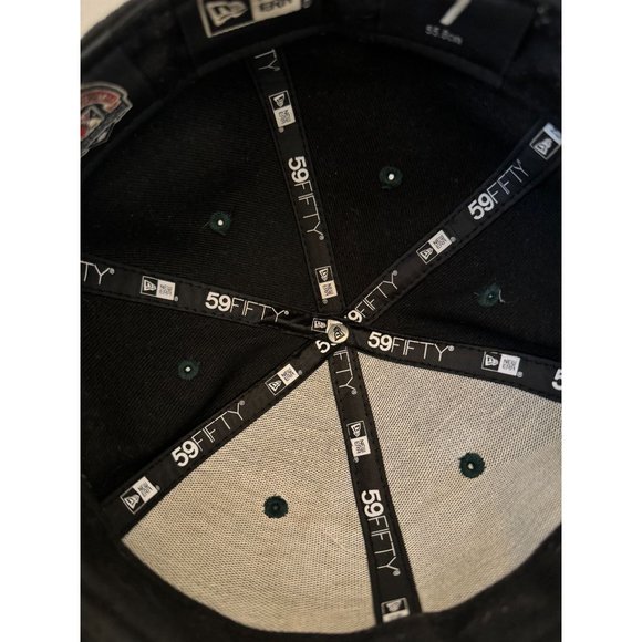 Vintage Augusta GreenJackets New Era 59Fifty Fitted 7 Hat Black MiLB Baseball - Picture 7 of 9